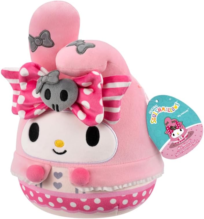 10" Squishmallows Hello Kitty Friends Plush - Kuromi or My Melody — image 3