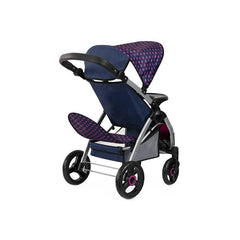 New Twin Pram With Bag 39454AA - Colorland Toys