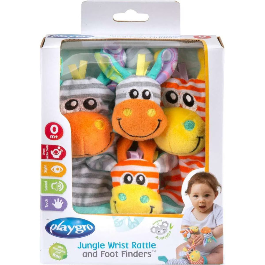 Playgro Jungle Wrist Rattle and Foot Finder PG0188406 — image 1