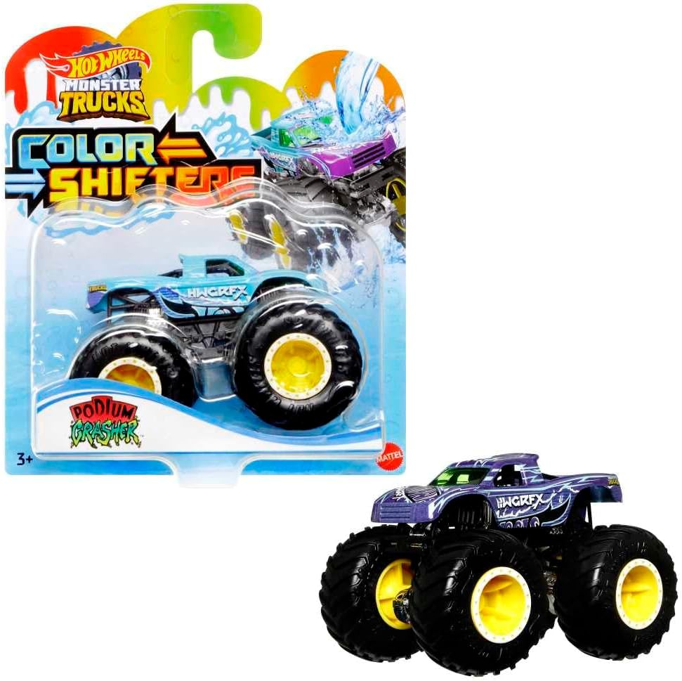 Hot Wheels Monster Trucks Die-Cast Glow-in-the-Dark 1:64 Scale Truck — view 10
