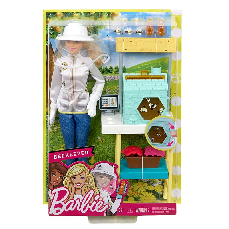 Barbie Careers Beekeeper Doll and Beehive Playset DHB63 - Colorland Toys