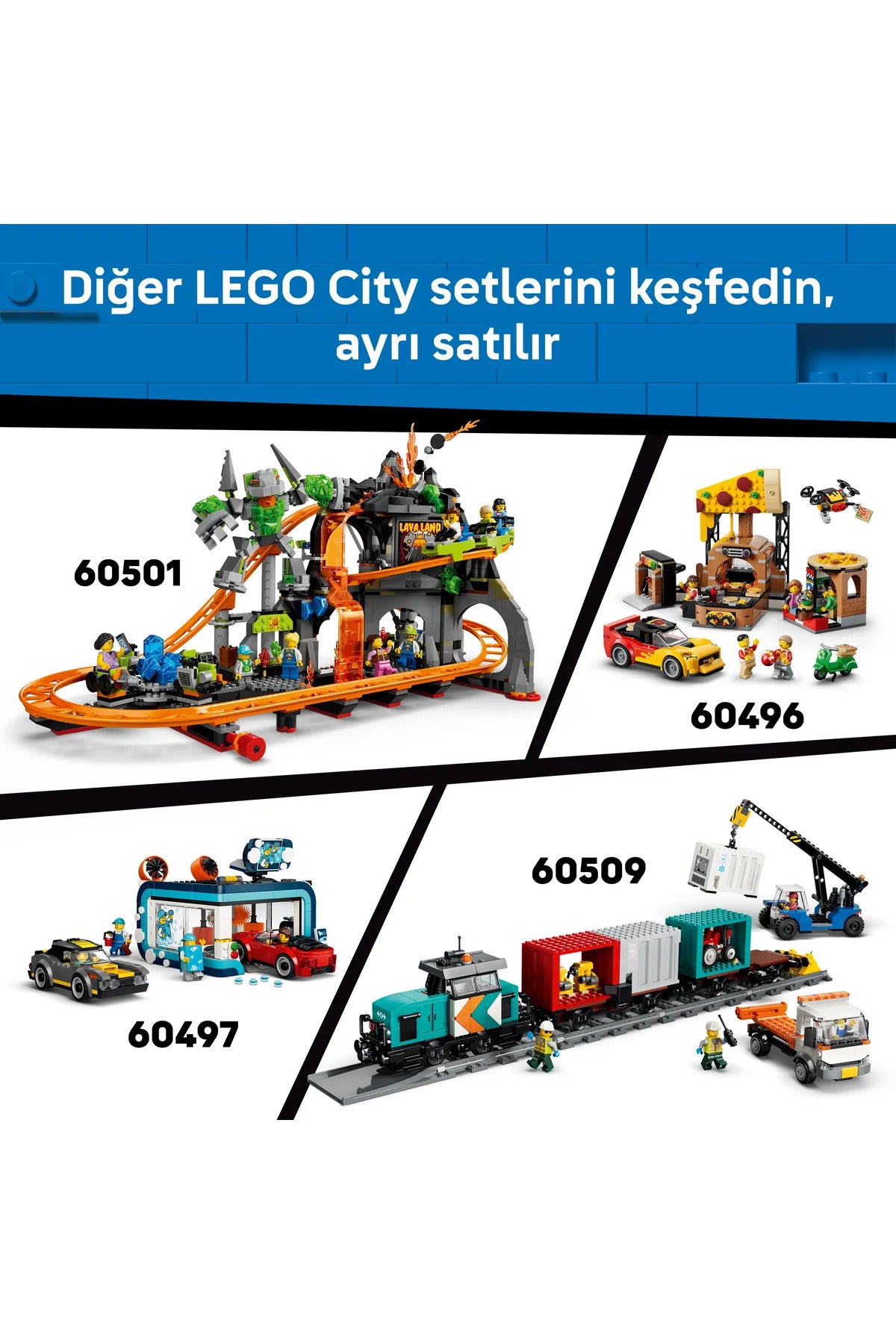 LEGO City Classic Steam Train 60511 – 575 Piece Building Set — view 10