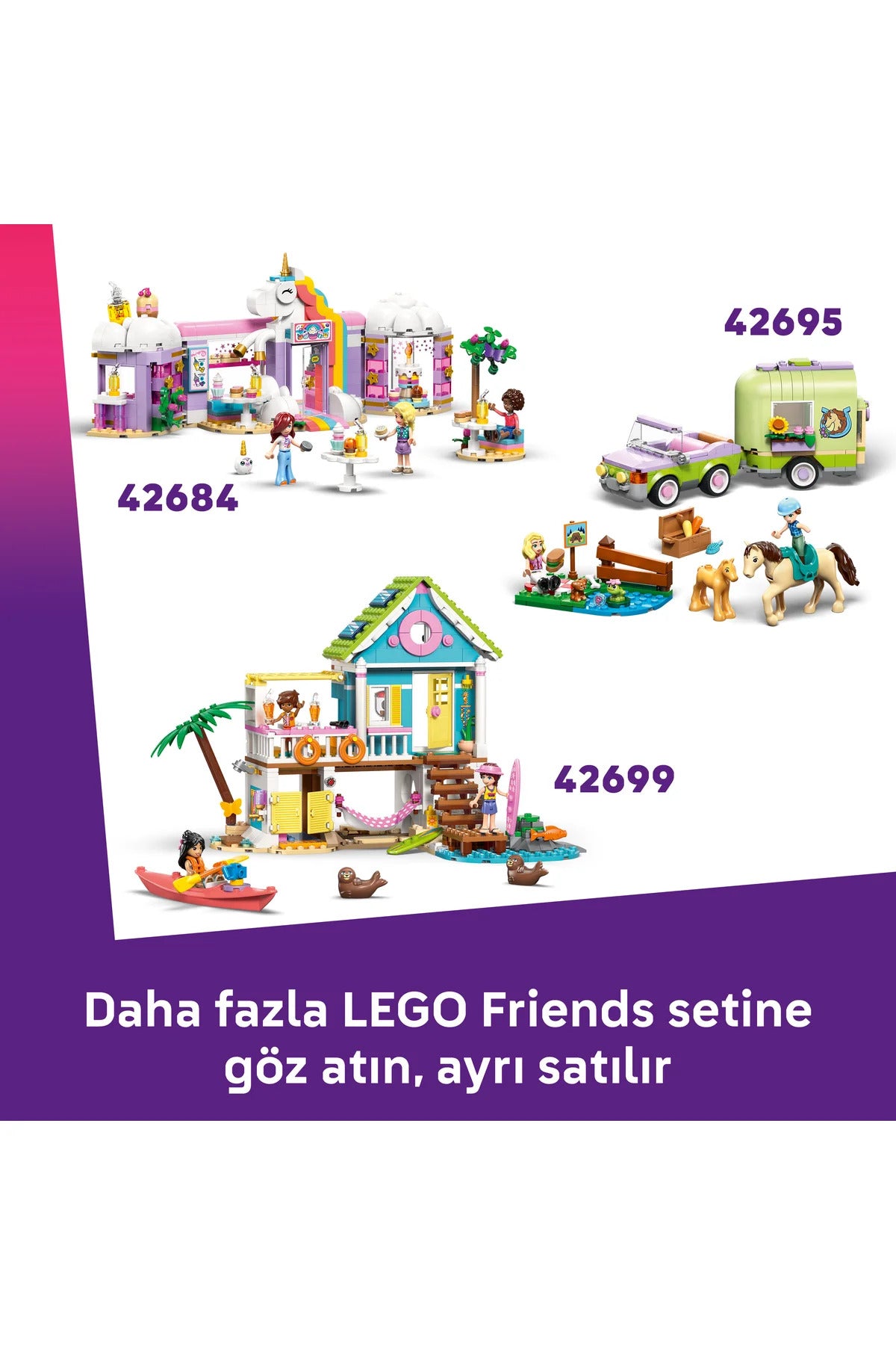 LEGO Friends Water Park Fun 42676 Toy Building Set (278 Pieces) — view 10