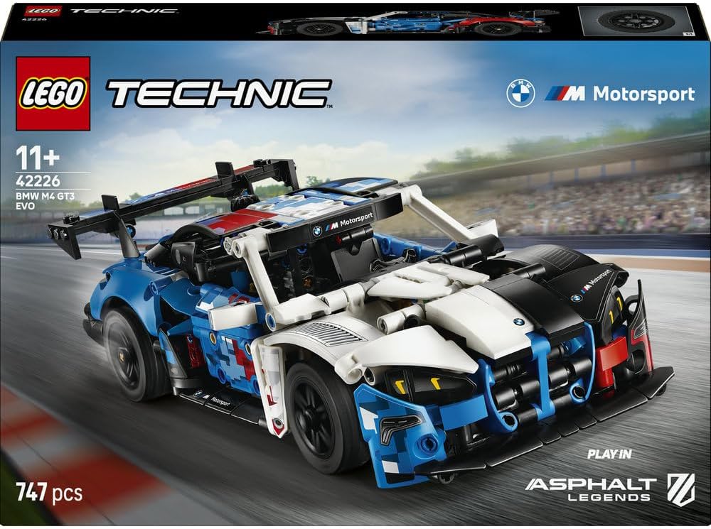 LEGO Technic BMW M4 GT3 EVO Race Car Model Kit 42226 — view 10