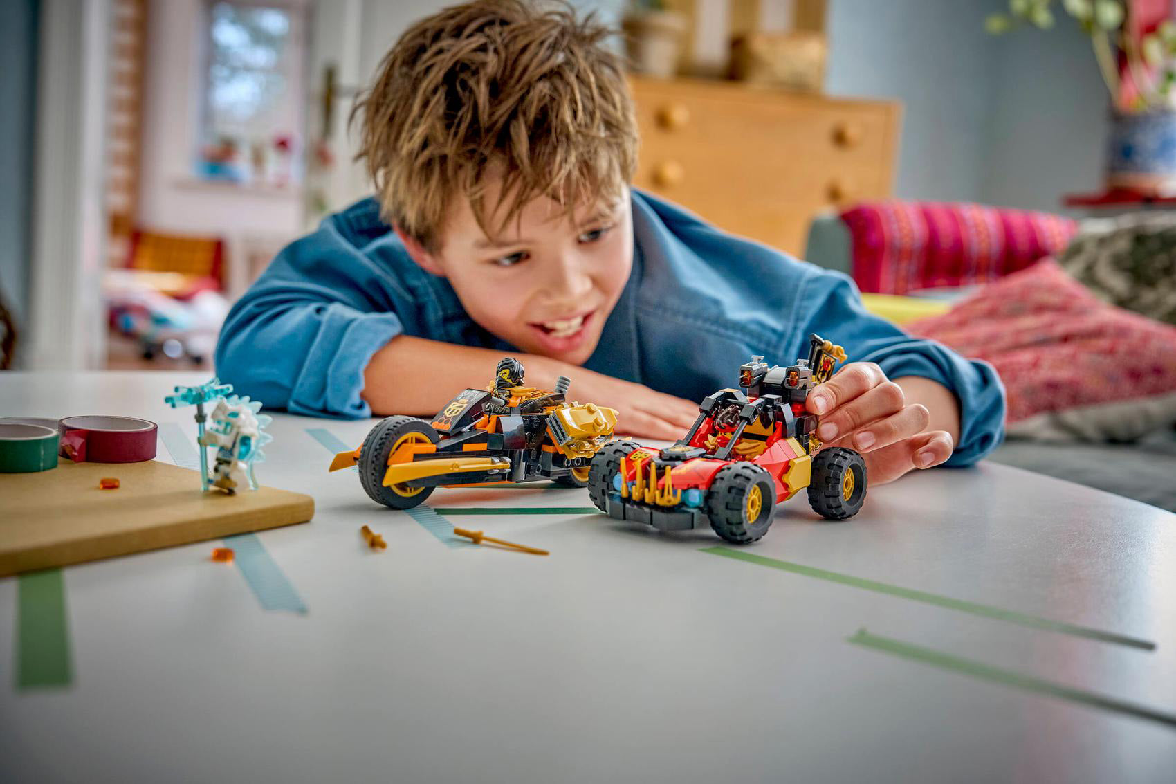 LEGO Ninjago 71864 Kai & Cole's Combine Vehicles Set — view 10