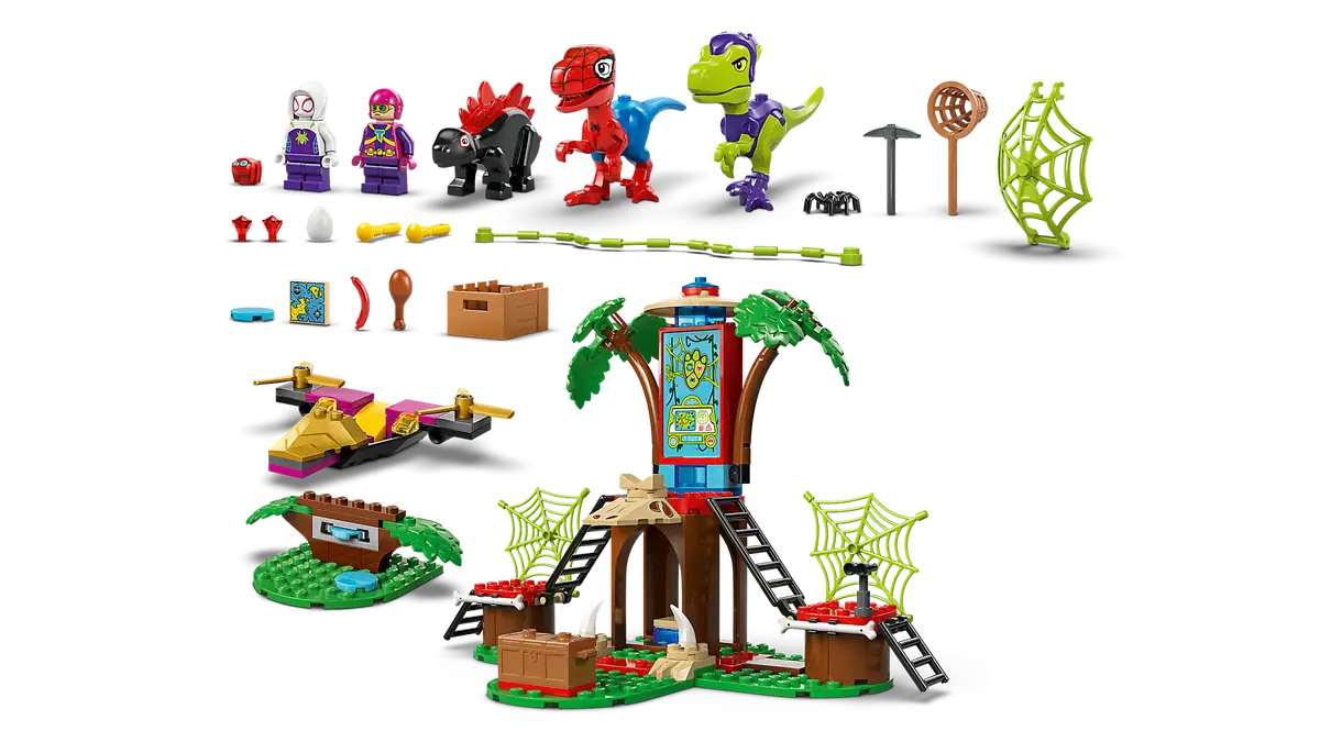 LEGO Spidey and Gobby's Raptor Battle at Tree House 6526770/11200