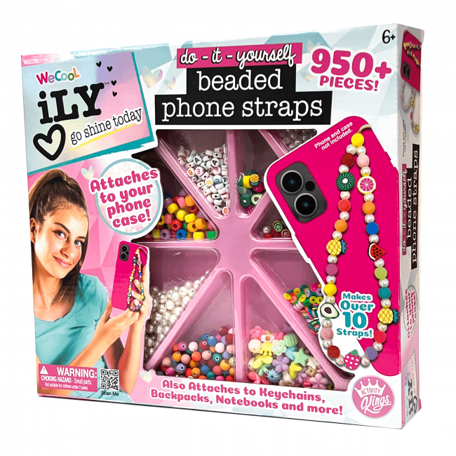 We Cool DIY Beaded Phone Straps 112663 - Colorland Toys