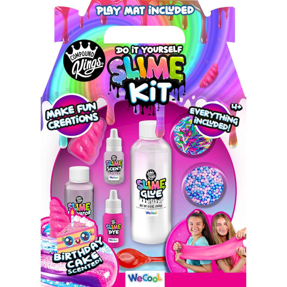 Compound Kings DIY Slime Kit Birthday Cake 112563 - Colorland Toys