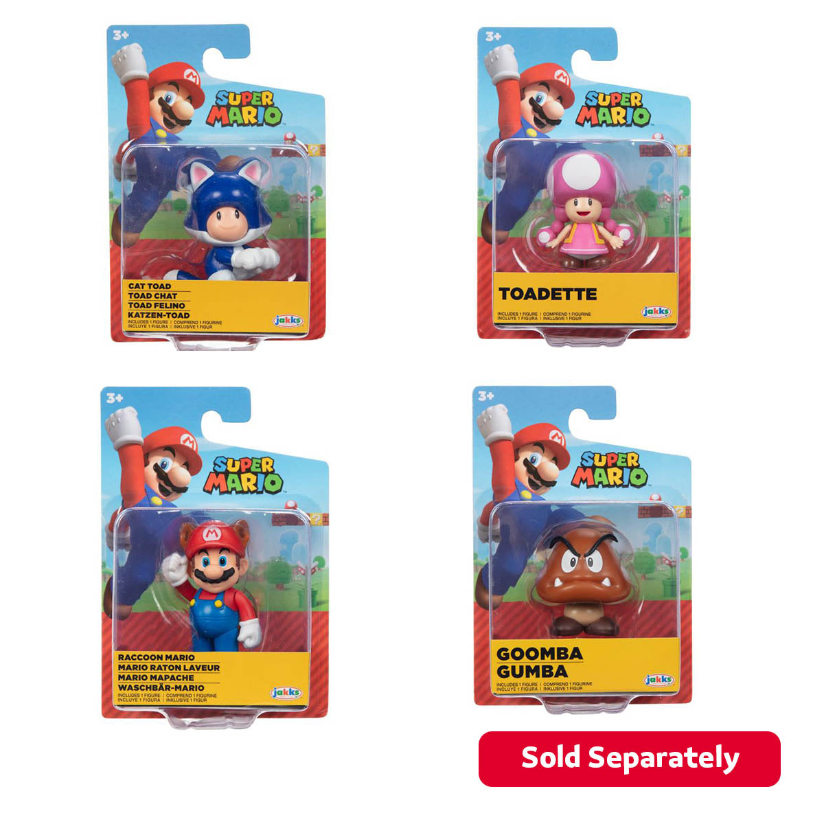Nintendo 2.5in Figure Wave 37 Asst 41146