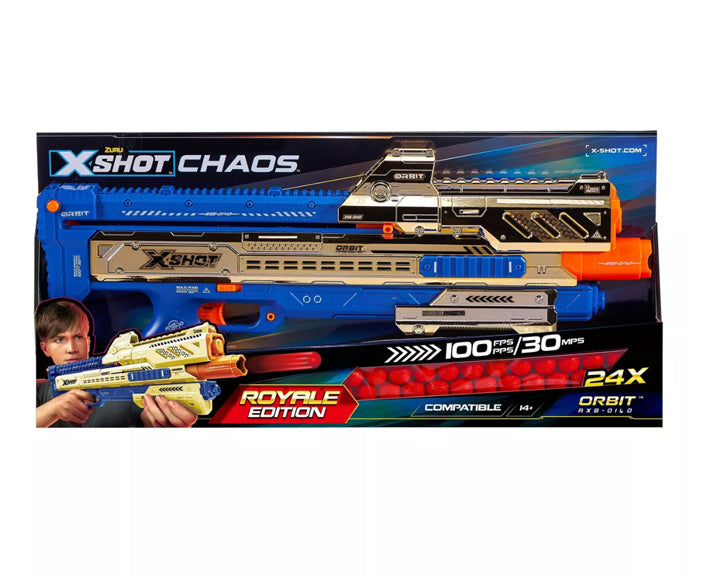X-Shot Chaos Golden Orbit Blaster Royale Edition 36414 - Colorland Toys