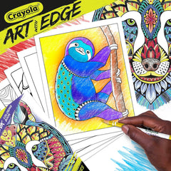 Crayola Art With Edge Animal Ink Doodle Activity Book CY04-0593