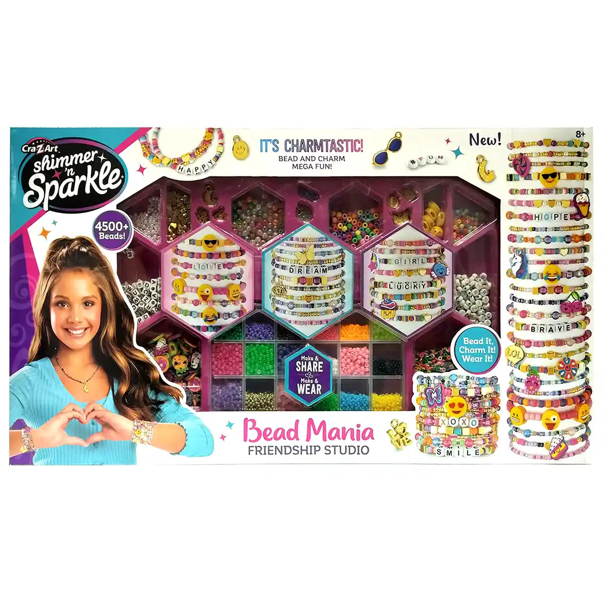 Shimmer 'n Sparkle Bead Mania Friendship Studio - Colorland Toys