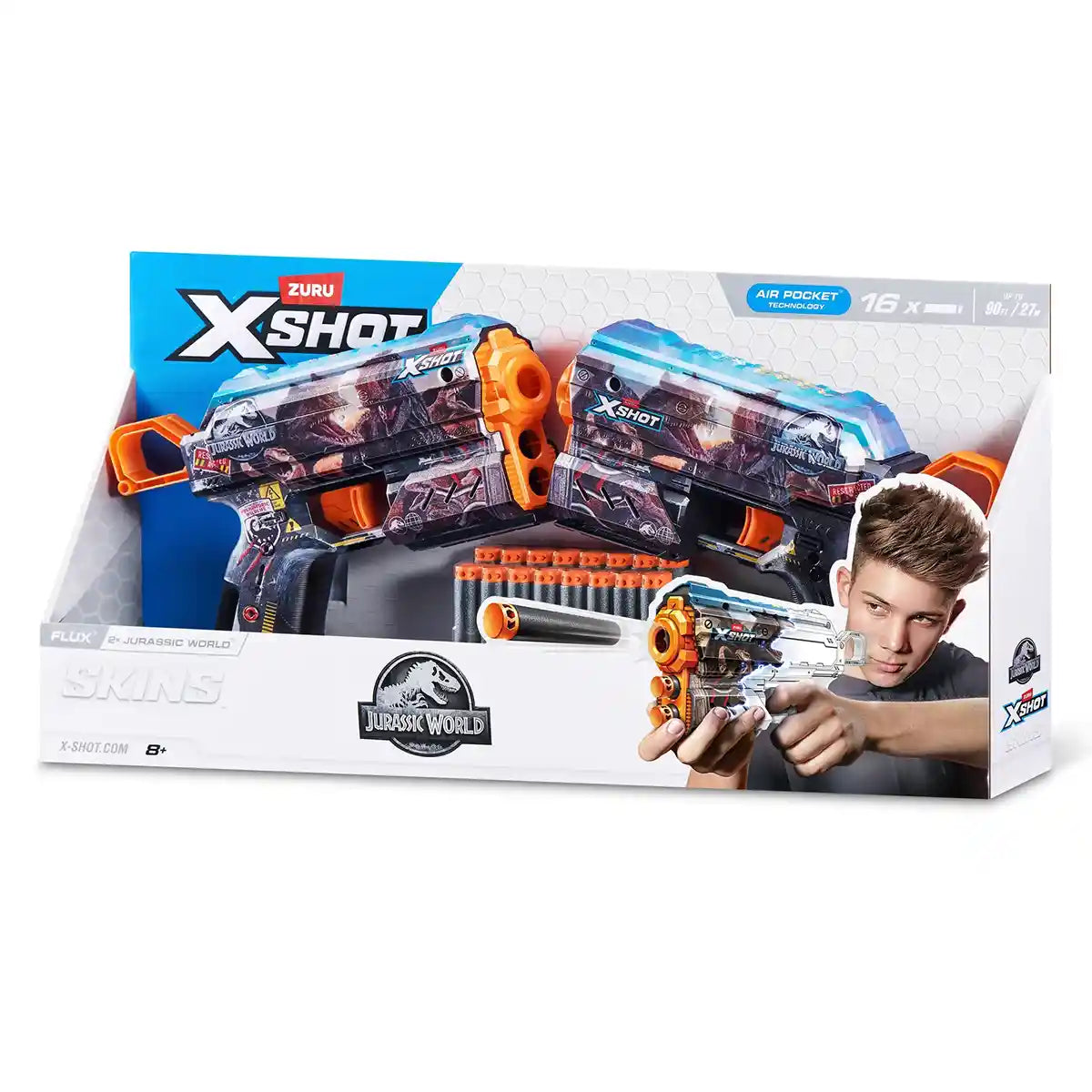X-Shot Skins Jurassic Flux Combo 2-Pack XS-36834
