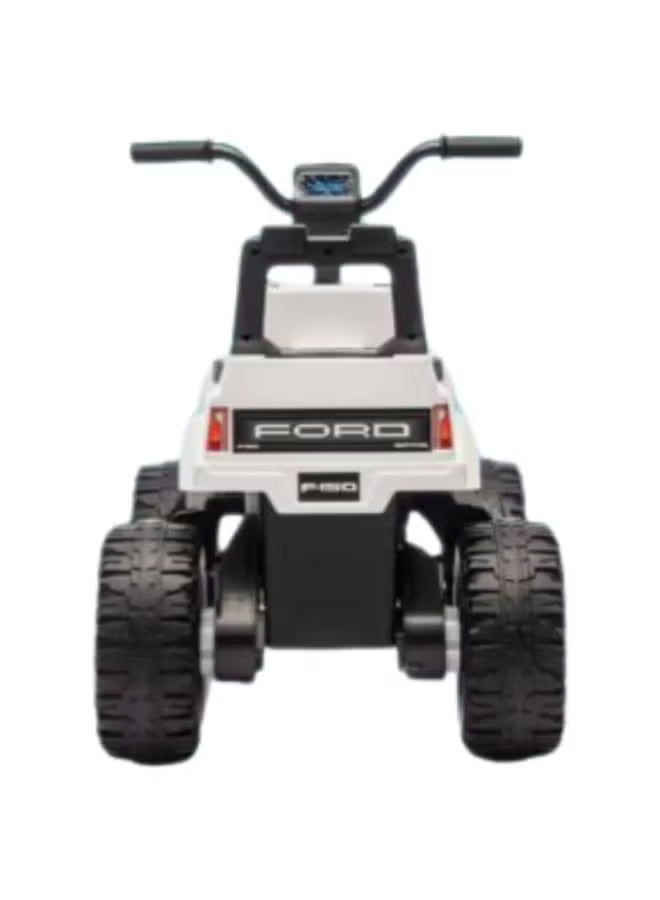 Kids 4 Wheel Quad Bike 2M White LB-722 - Colorland Toys