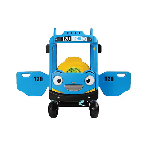 Yaya Ride On Push Car Roof School Bus Blue Z-01 - Colorland Toys