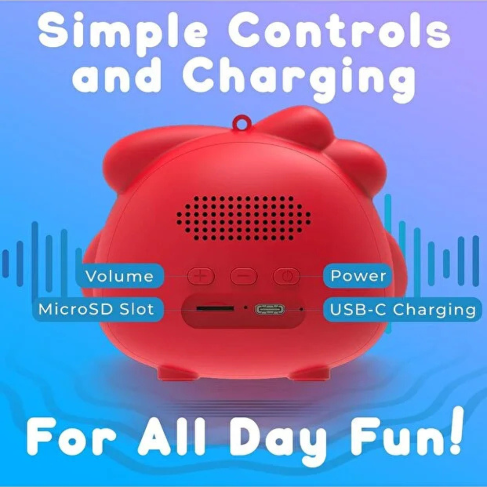 Booma Drop Wireless Speaker Red WLSP001R - Colorland Toys