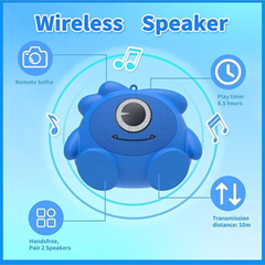 Booma Pulse Wireless Speaker Blue WLSP001B
