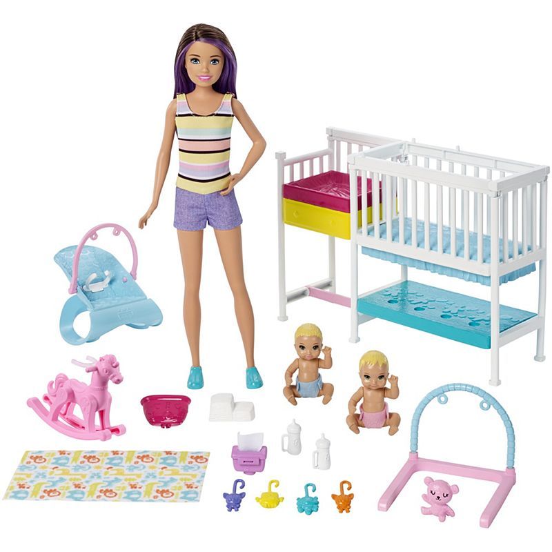 Barbie Skipper Babysitters Inc. Nap n Nurture Nursery Dolls GFL38 - Colorland Toys