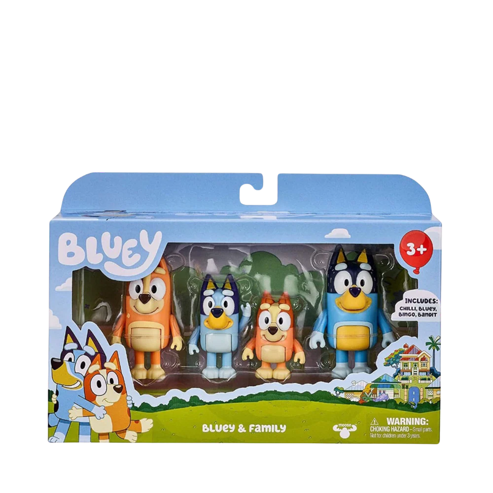 Bluey S1 Figure 4-Pack family 13009