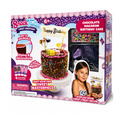 Snack Tastic Chocolate Macaron Birthday Cake Creative Kit 2412012