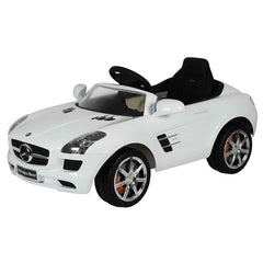 Megastar Licensed Mercedes Benz SLS 6V Electric Ride On White 681R - Colorland Toys