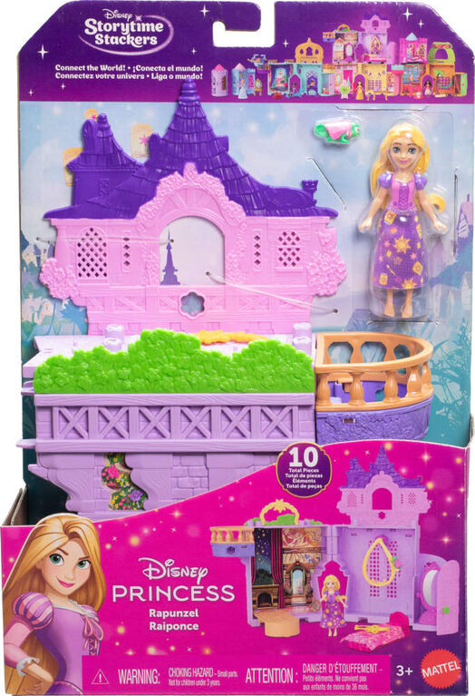 Disney Princess Small Doll - Rapunzel Stacking Castle JDP61 - Colorland Toys