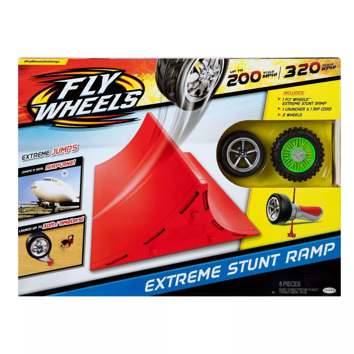 Fly Wheels Buildable Ramp & Launcher 2 Pack 15259 - Colorland Toys