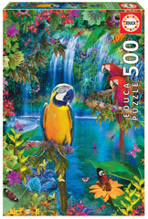 Educa 500 piece Bird Tropical Land 15512 - Colorland Toys