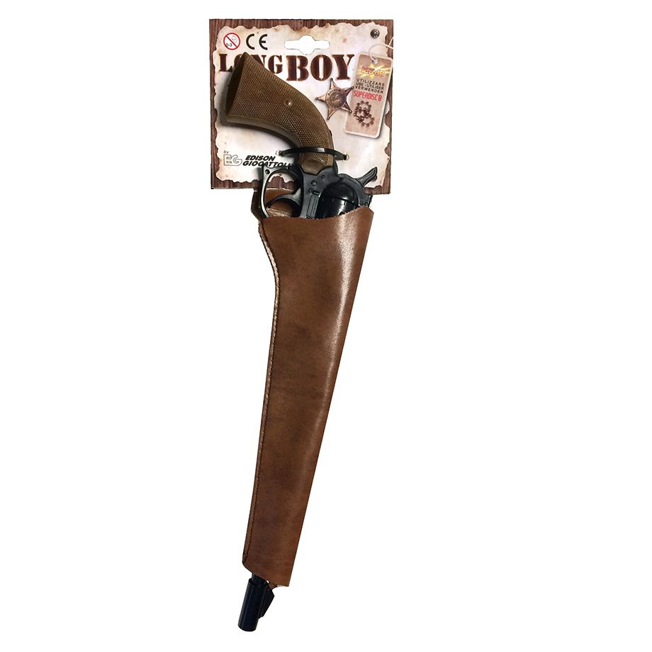 Edison Giocattoli Long Boy Hand Gun With Holster - Colorland Toys