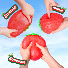 Squishy Squeeeeze Strawberry Scented 12cm Sensory Toy