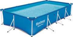 Bestway Steel Pro Power Pro Rectangular Frame Pool 4.00m x 2.11m x 81cm 56405 - Colorland Toys