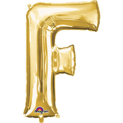Anagram Supershape Balloons Gold - Letter F 32inch 32957