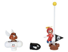 Nintendo Super Mario Cloud Diorama Set Includes 2.5 Inch Figure 40199 - Colorland Toys