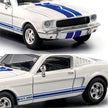 1965 Shelby GT350 White with Blue Stripes - Majorette Collection
