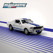 1965 Shelby GT350 White with Blue Stripes - Majorette Collection