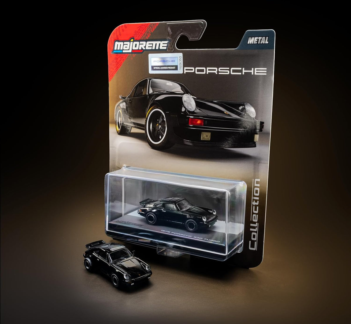 1975 Porsche 930 Turbo Black - Majorette Collection — image 2