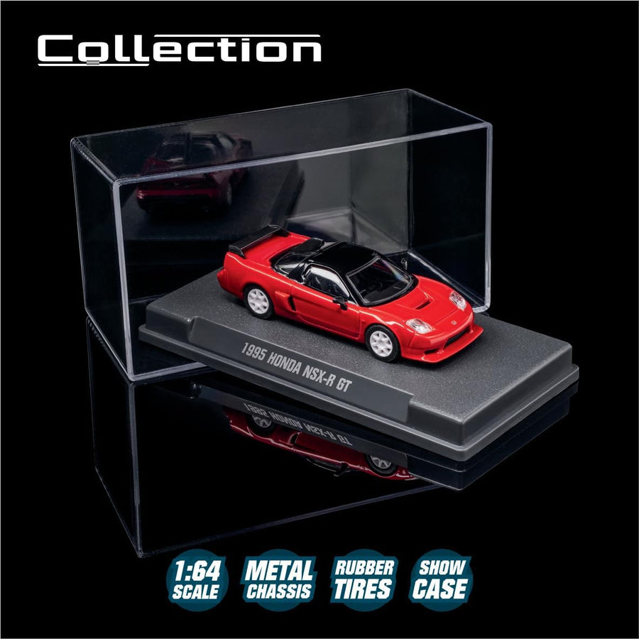 1995 Honda NSX-R GT RHD (Right Hand Drive) Red with Black Top - Majorette Collection — image 5