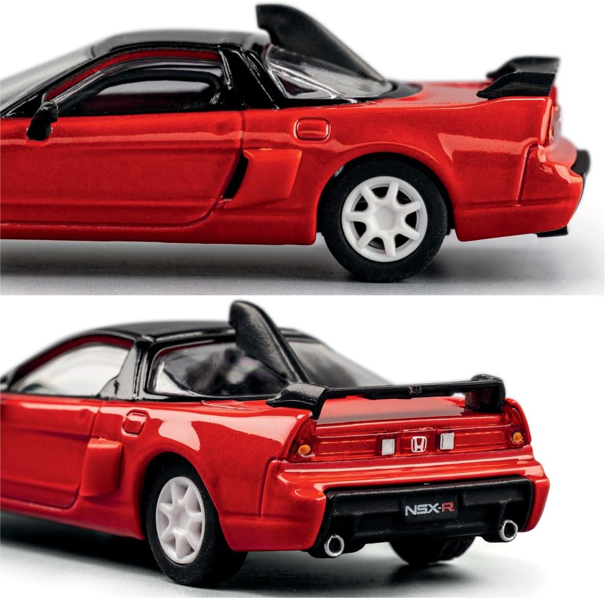 1995 Honda NSX-R GT RHD (Right Hand Drive) Red with Black Top - Majorette Collection — image 4