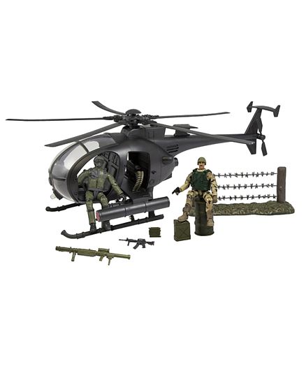 World Peacekeepers Combat Helicopter & 2 Figures - Colorland Toys