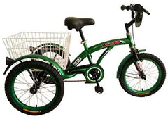 Mogoo Tricycle 12 Inches with Basket - Green - Colorland Toys