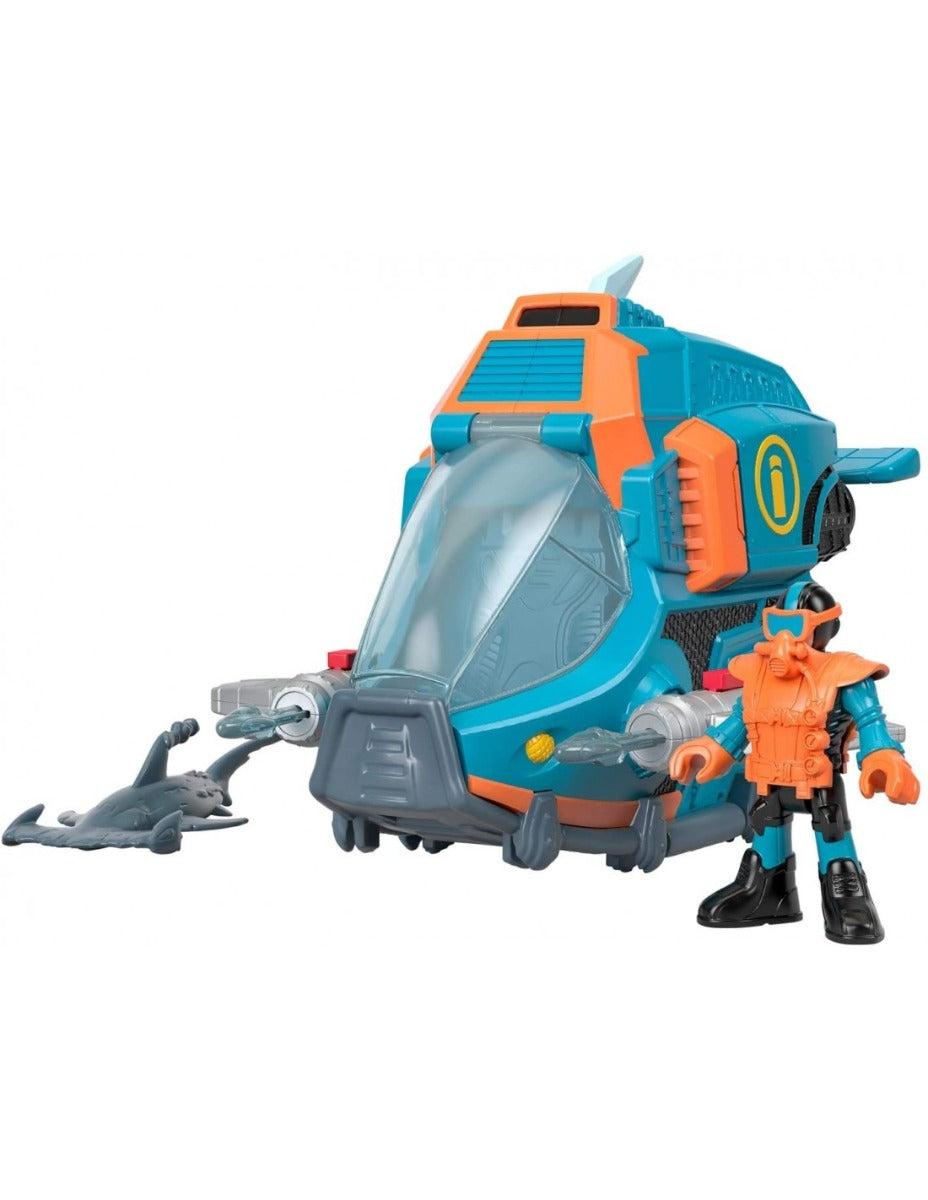 Fisher-Price Imaginext Shark And Vehicle Deep Sea Shark Sub GKG80 - Colorland Toys