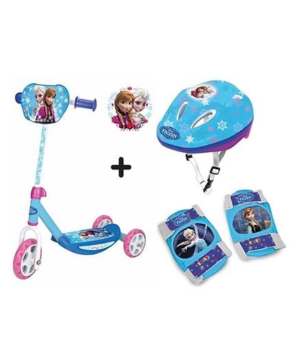 Smoby 3 Wheels Scooter And Protective Set - Colorland Toys