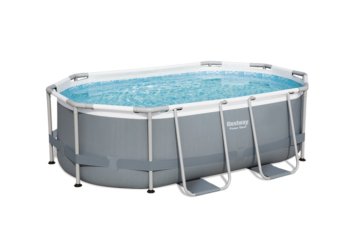 Bestway Power Steel Oval Pool Set 3.00m x 2.00m x 84cm - 56617 - Colorland Toys