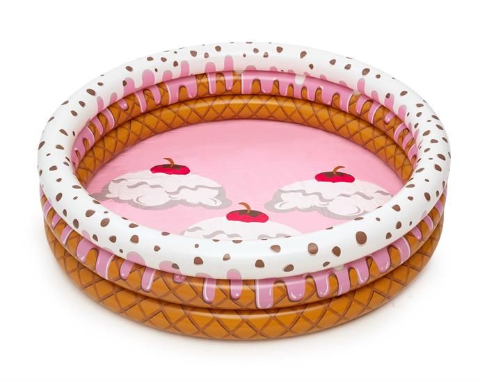 Bestway Sundae Funday Kiddie Pool 63x63x15 inch 51144 - Colorland Toys