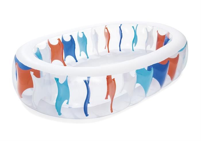 Bestway Inflatable Elliptic Family Pool 76x60x20 inch 54066 - Colorland Toys