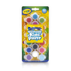 Crayola Washable Kids Paint Pots - Set of 18 - Colorland Toys