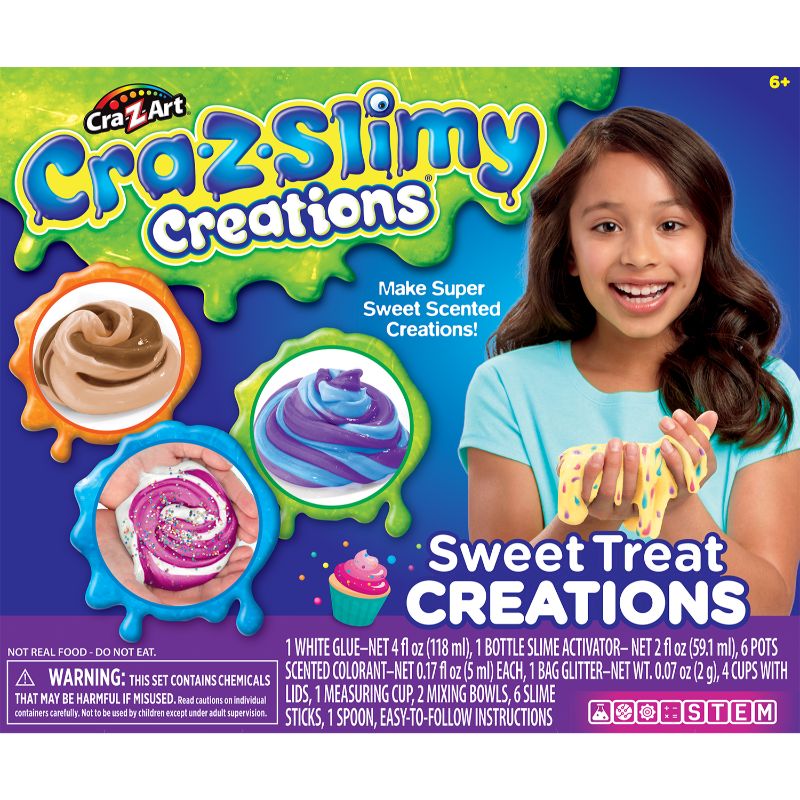 CraZart CraZSlimy Sweet Treats Creation Slime - 19050 - Colorland Toys