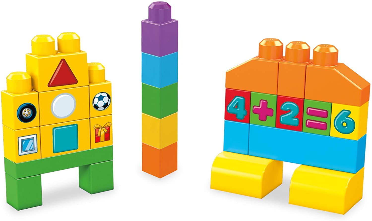 Fisher-Price Mega Bloks Lets Get Learning Bag 150 Pieces FVJ49 - Colorland Toys