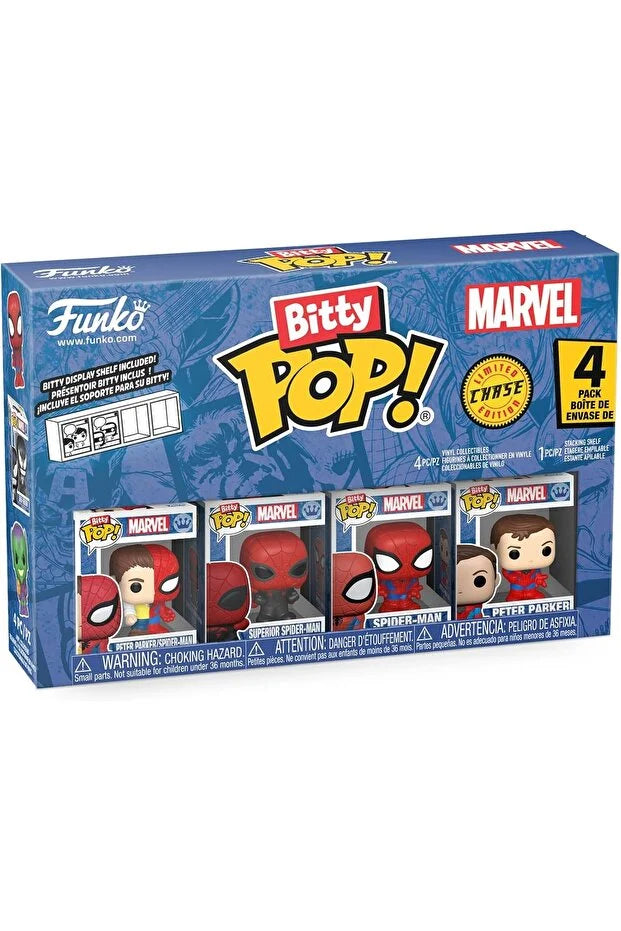 Funko Bitty Pop! Marvel: Spider-Man - Parker Split 4-Pack FU85704 — image 1