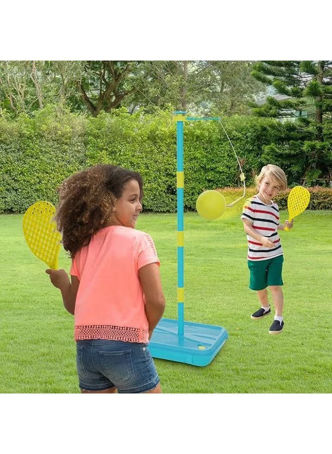 Mookie Swingball Early Fun All Surface With Two Checker Bats And Rubber Tennis Ball 1.25m 7295 — image 3